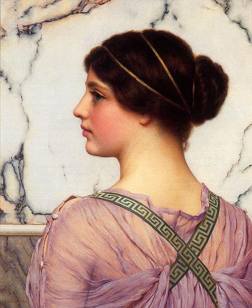 John William Godward A Grecian Lovely